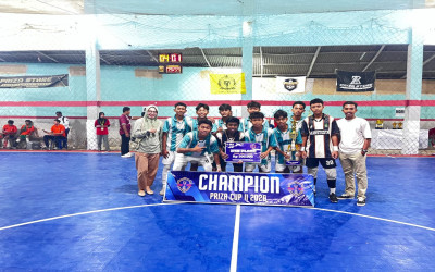 MTsN 1 Sumenep Raih Juara 3 Turnamen Futsal Priza Cup II